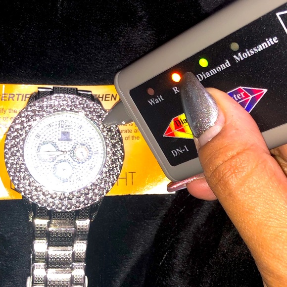 REAL DIAMOND EXCLUSIVE collection mens Bling watch - Picture 17 of 17